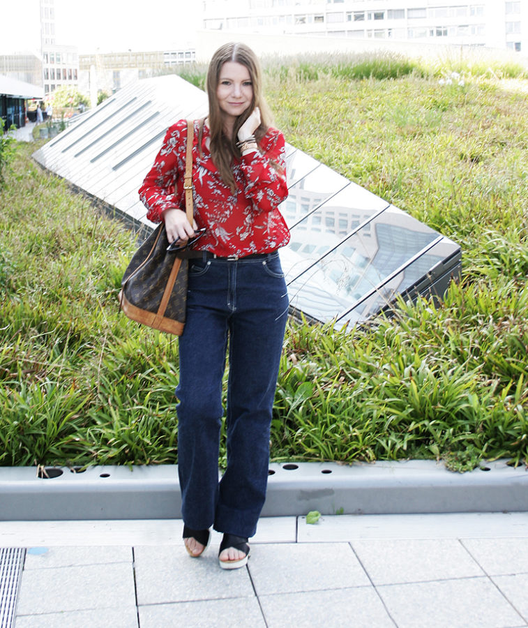 Outfit Flare Jeans 